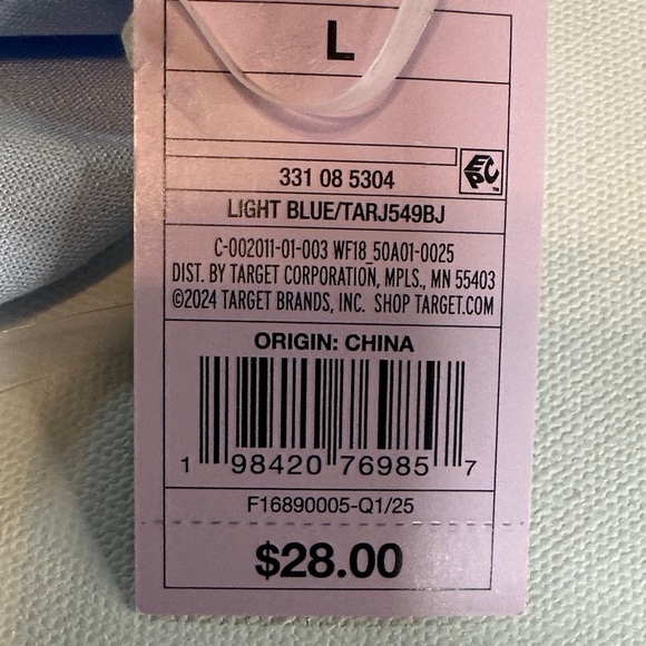 Wild Fable Sleeveless Button Front Romper in Light Blue NWT Size L - Picture 4 of 5